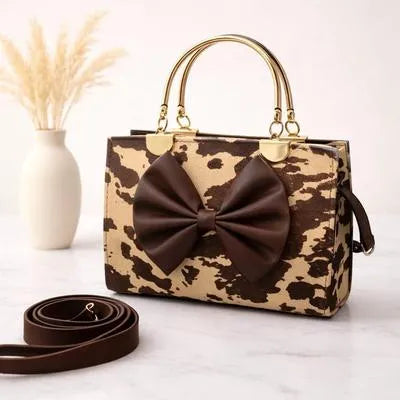 Women's Leather Plain Shoulder Bag in 5 colour.