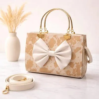 Women's Leather Plain Shoulder Bag in 5 colour.