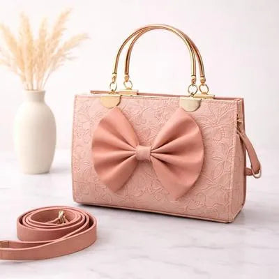 Women's Leather Plain Shoulder Bag in 5 colour.