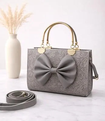 Women's Leather Plain Shoulder Bag in 5 colour.